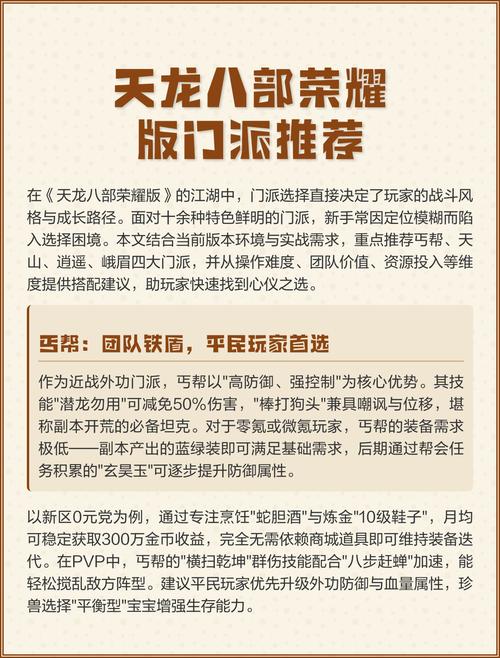天龙八部sf介绍,四大门派选择、角色自定义与武侠世界探索! 第2张 天龙八部sf介绍,四大门派选择、角色自定义与武侠世界探索! 第2张