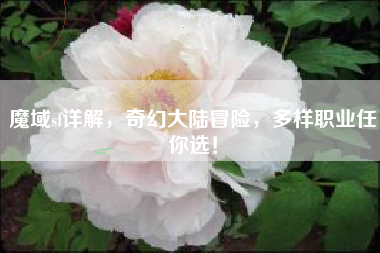 魔域sf详解,奇幻大陆冒险,多样职业任你选! 第1张 魔域sf详解,奇幻大陆冒险,多样职业任你选! 第1张