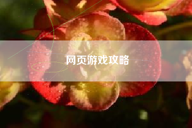 网页游戏攻略
