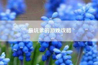 最坑爹的游戏攻略