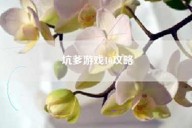 坑爹游戏10攻略 坑爹游戏10攻略