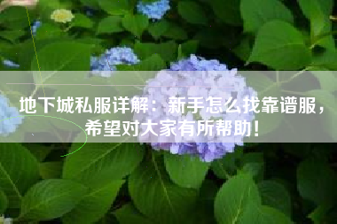 地下城私服详解：新手怎么找靠谱服，希望对大家有所帮助！