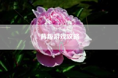 背叛游戏攻略 背叛游戏攻略